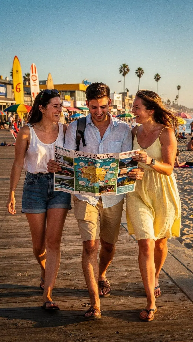 Pre-planned itinerary benefits for weekend micro-trips.